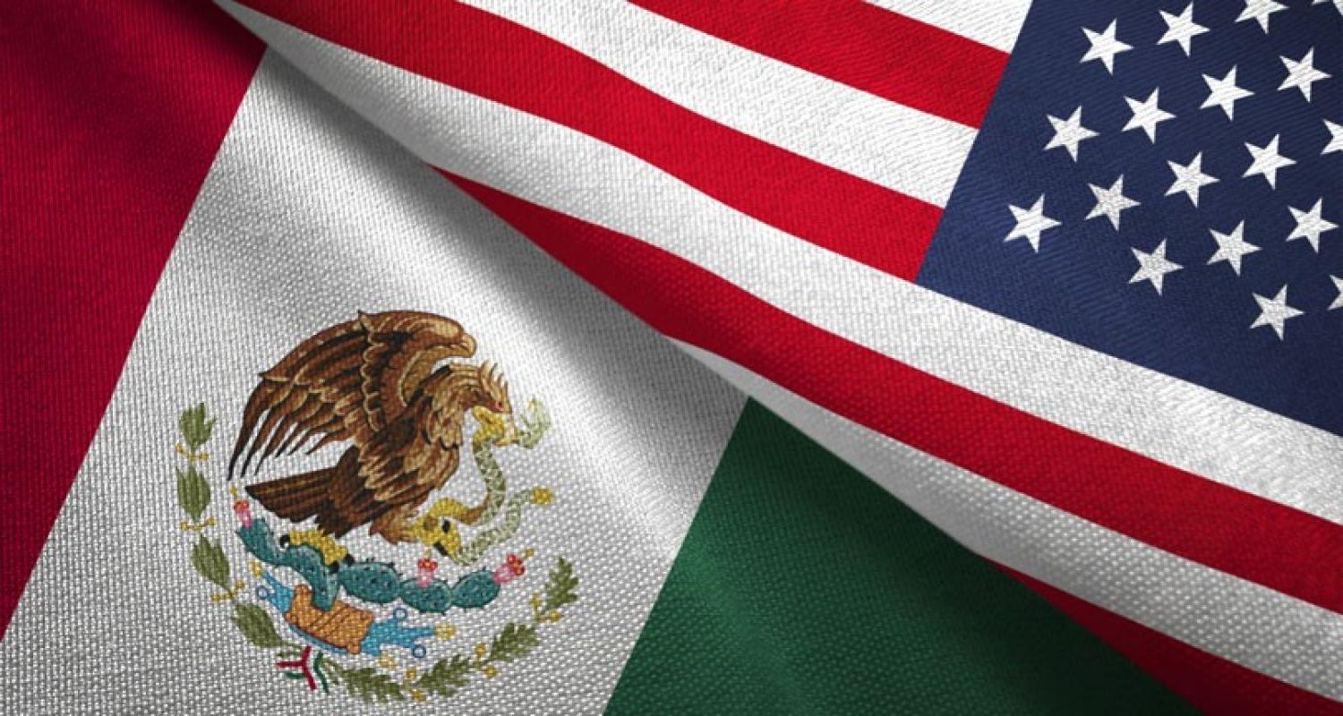 U.S. 和墨西哥国旗